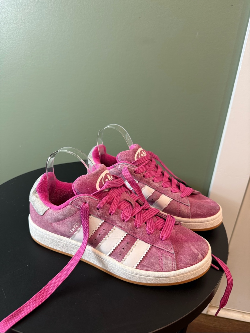 Adidas Campus Pink Suede Sneakers